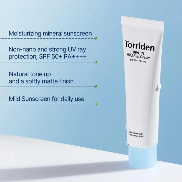 ORRIDEN  Torriden Dive In Mild Suncream SPF50+