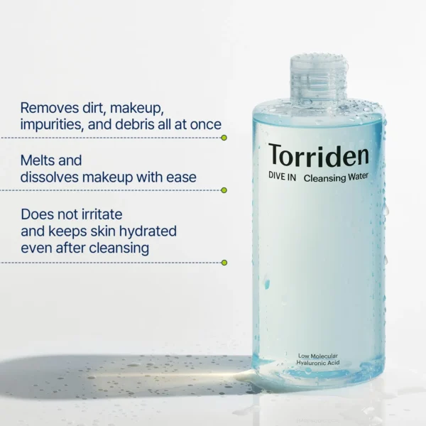 TORRIDEN  Torriden Dive In Low Molecular Hyaluronic Acid Cleansing Water Autorisert distributør - Bilde 2