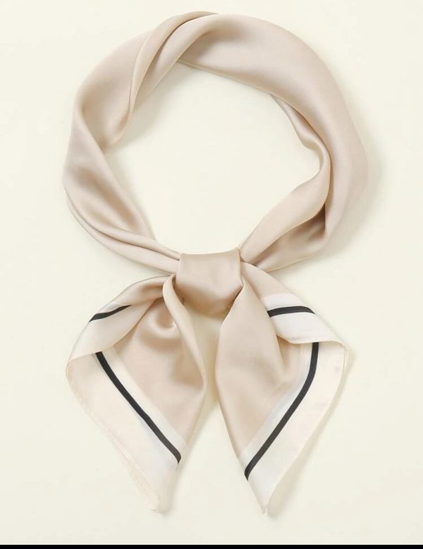 Bandana- beige silk - Bilde 2